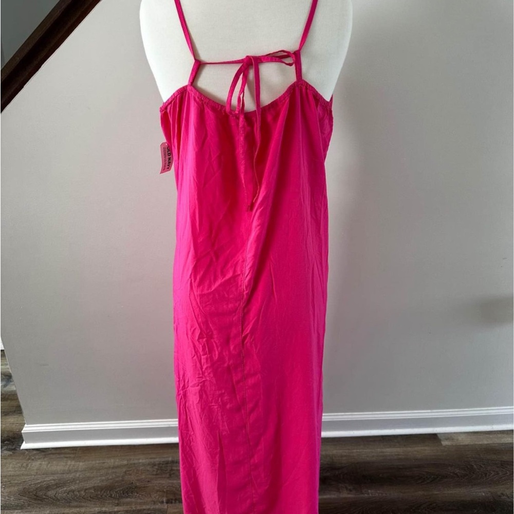 Old Navy pink slip dress, Large
